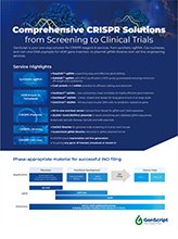 Flyer CRISPR Service Overview